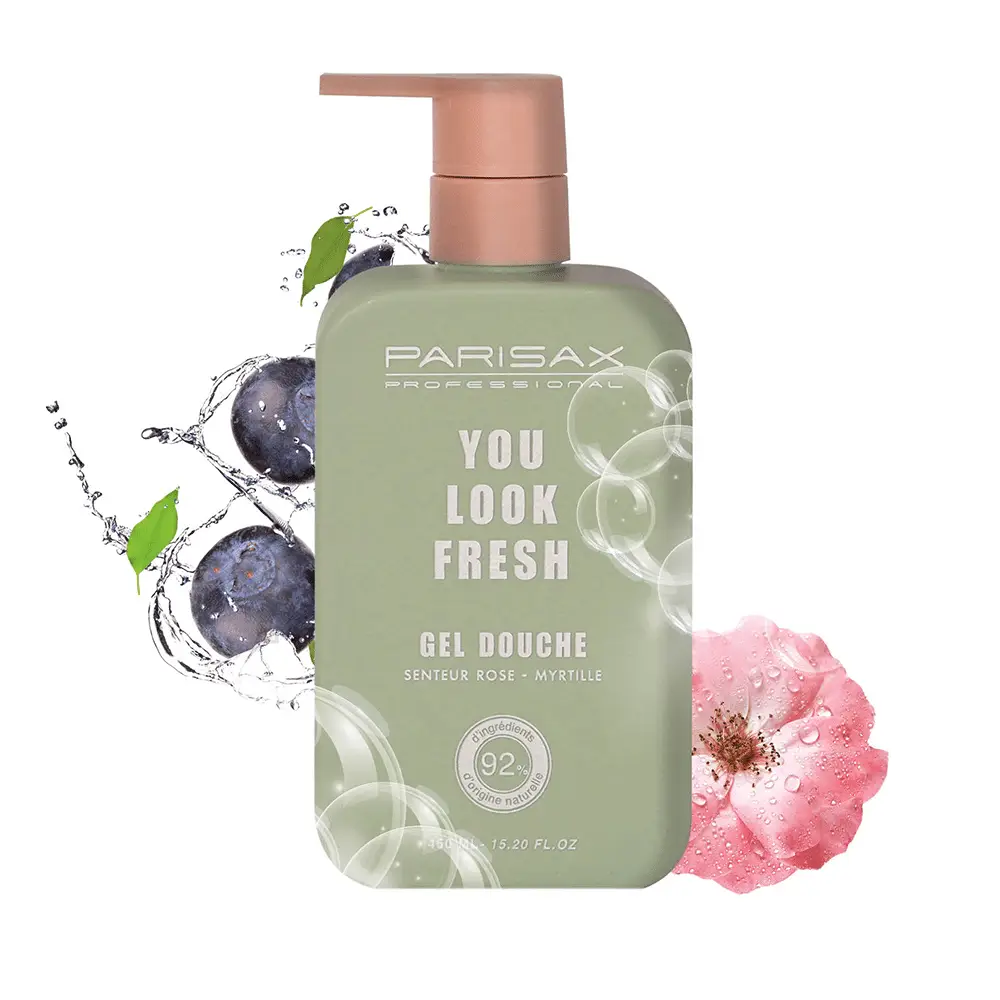 Parisax Gel Douche • Rose / Myrtille