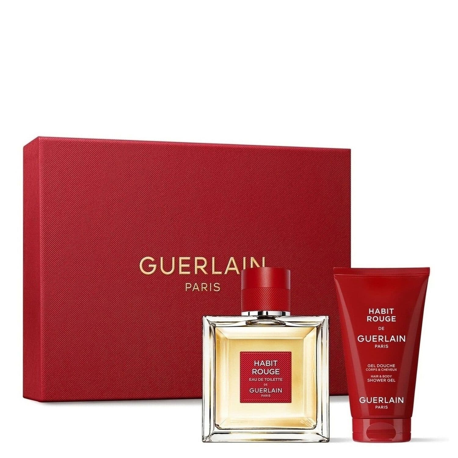 Habit Rouge – Coffret Eau de Toilette 100 ml & Gel Douche