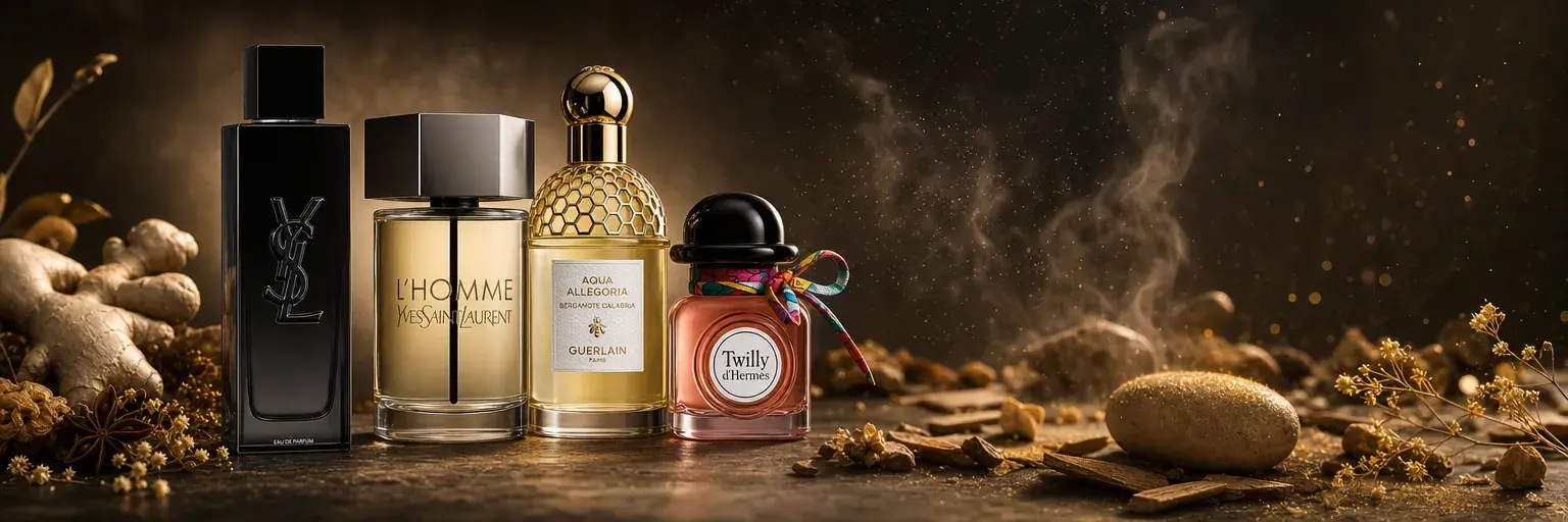 Parfum au gingembre : guide d'achat et meilleurs parfums 2026