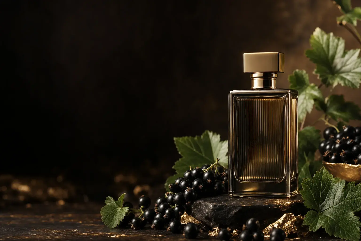 Le cassis en parfumerie : le fruit noir acidulé et juteux