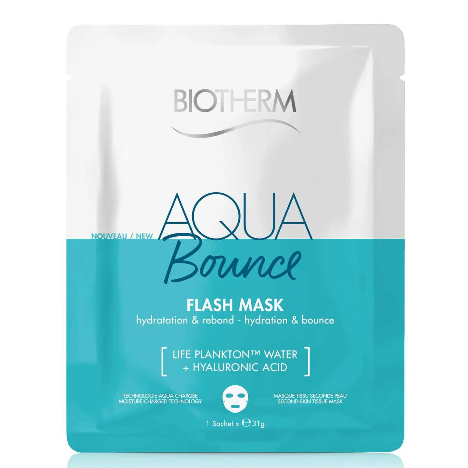 Biotherm Aqua Bounce Flash Mask – Masque Tissu Hydratant