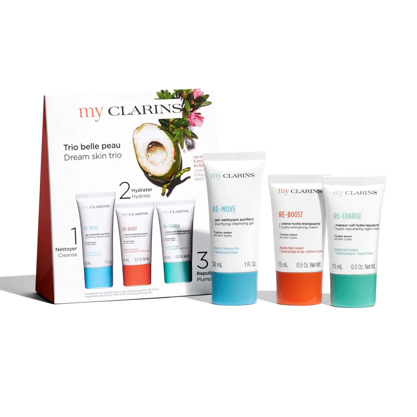 Clarins Coffret Routine My Clarins – Soins Peaux Jeunes
