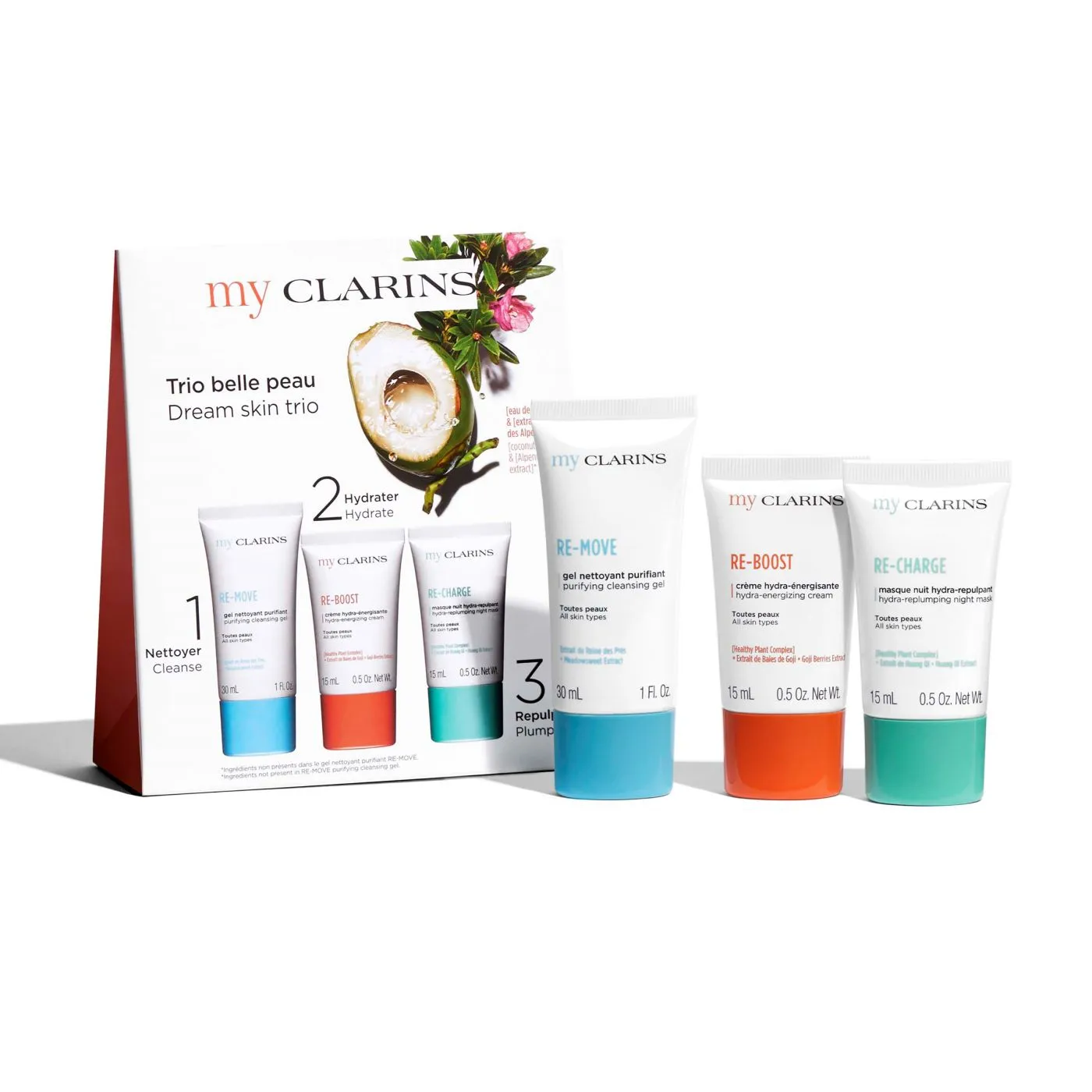 Clarins Coffret Routine My Clarins – Soins Peaux Jeunes