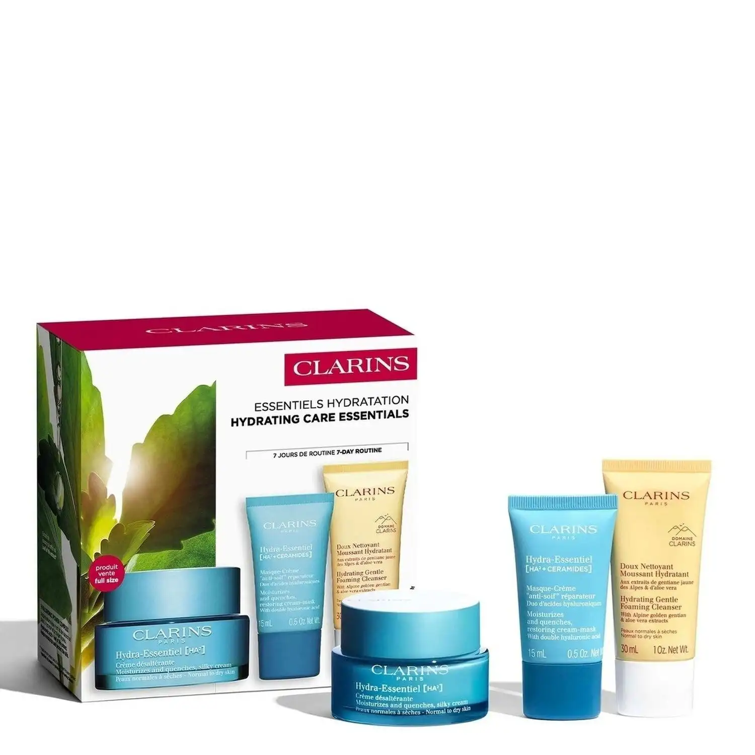 Crème 50 ml + Nettoyant + Masque