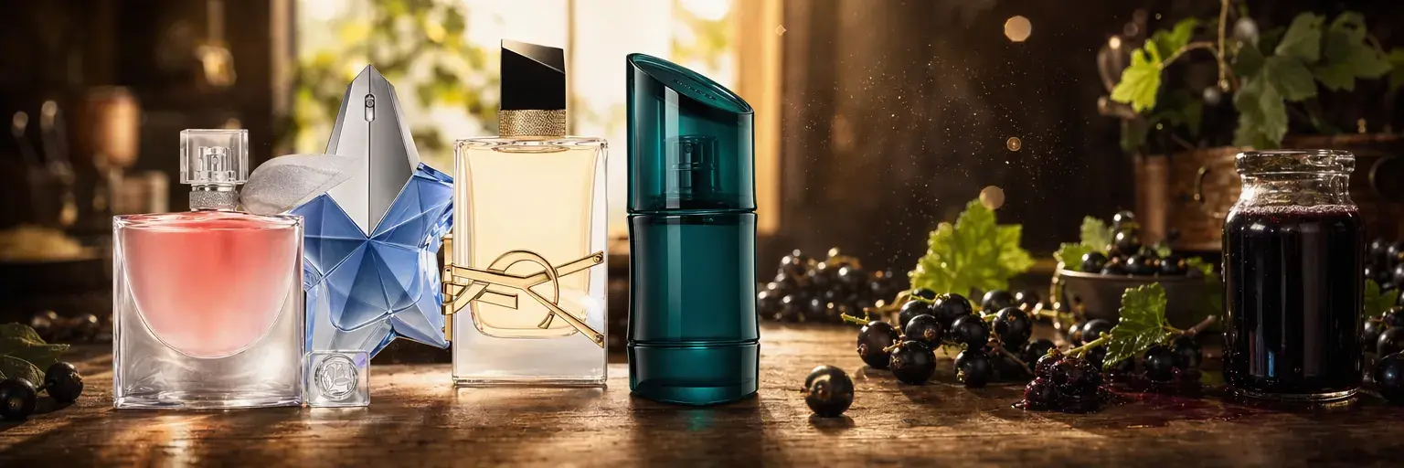 Parfum cassis : guide d'achat et meilleurs parfums 2026