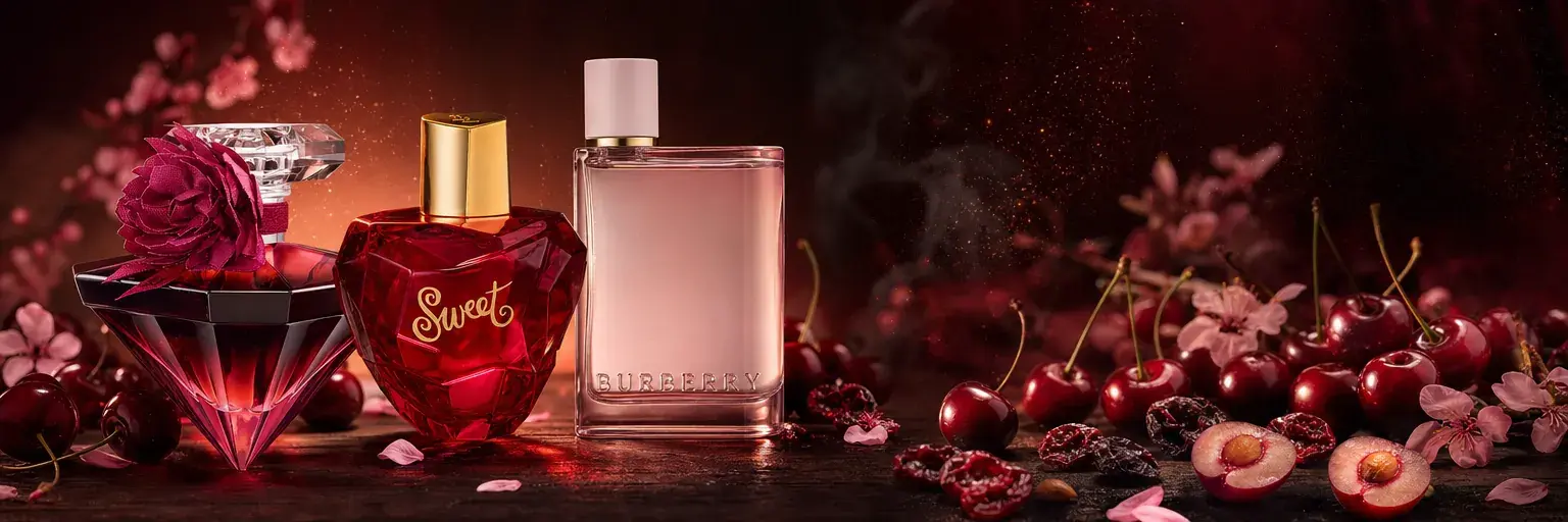 Parfum à la cerise aigre : guide d'achat et meilleurs parfums 2026