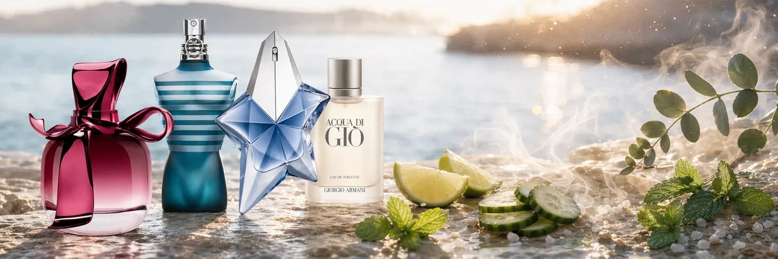 Parfum frais : légèreté, éclat et fraîcheur pour femme & homme