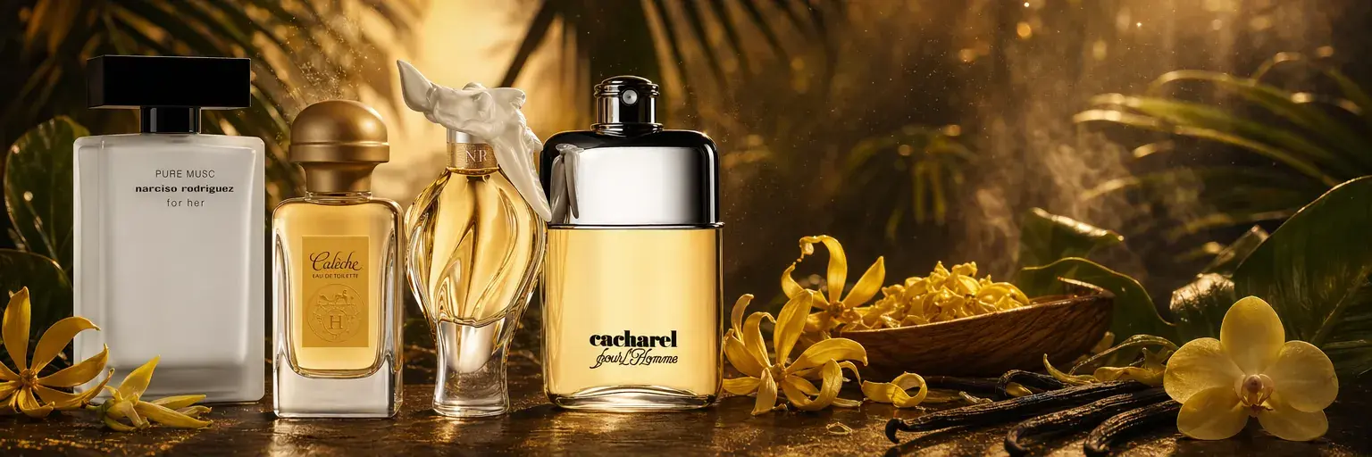 Parfum ylang-ylang : guide d'achat et meilleurs parfums solaires 2026
