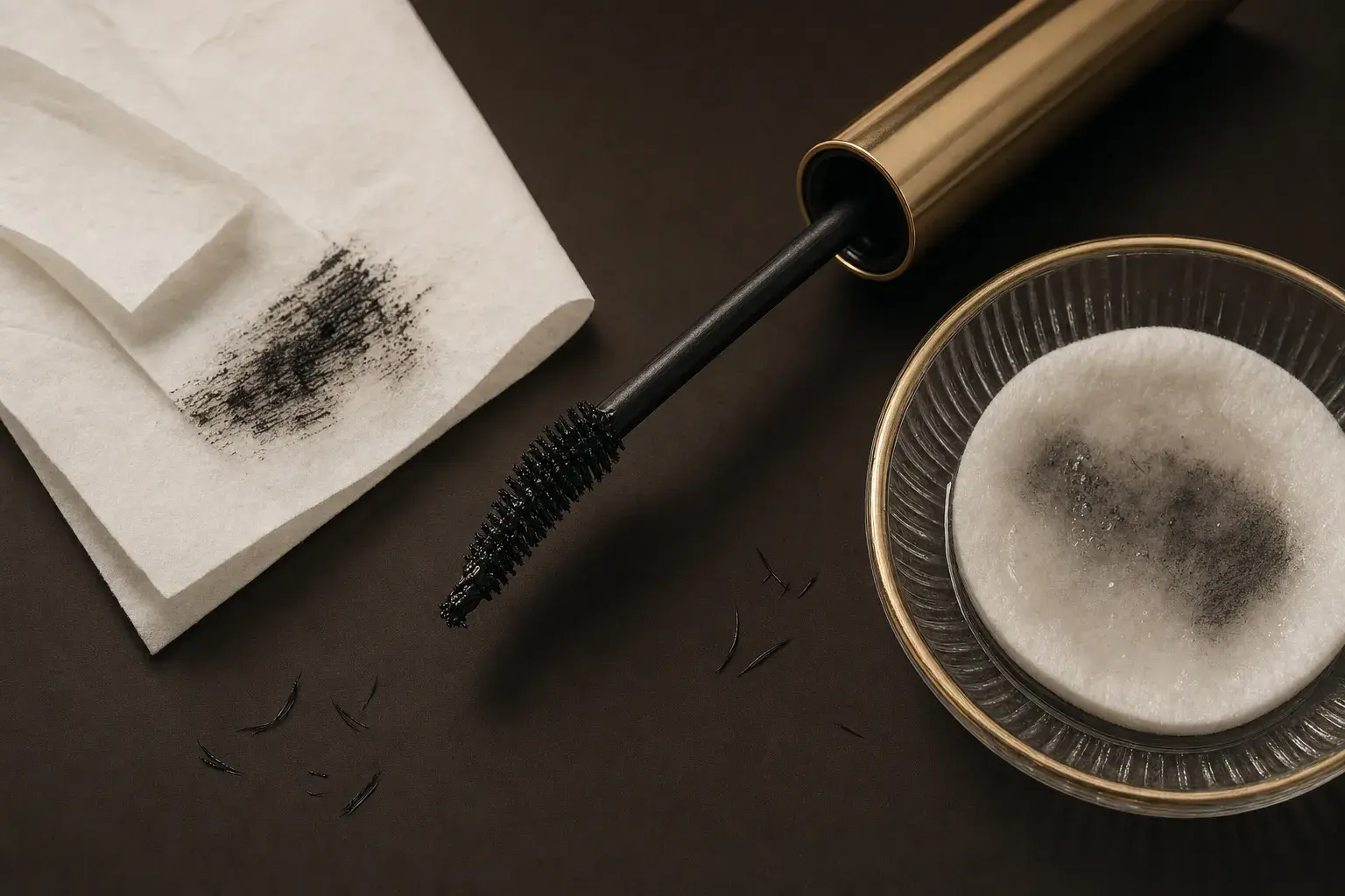 Un mascara qui paquet ou qui bave — illustration