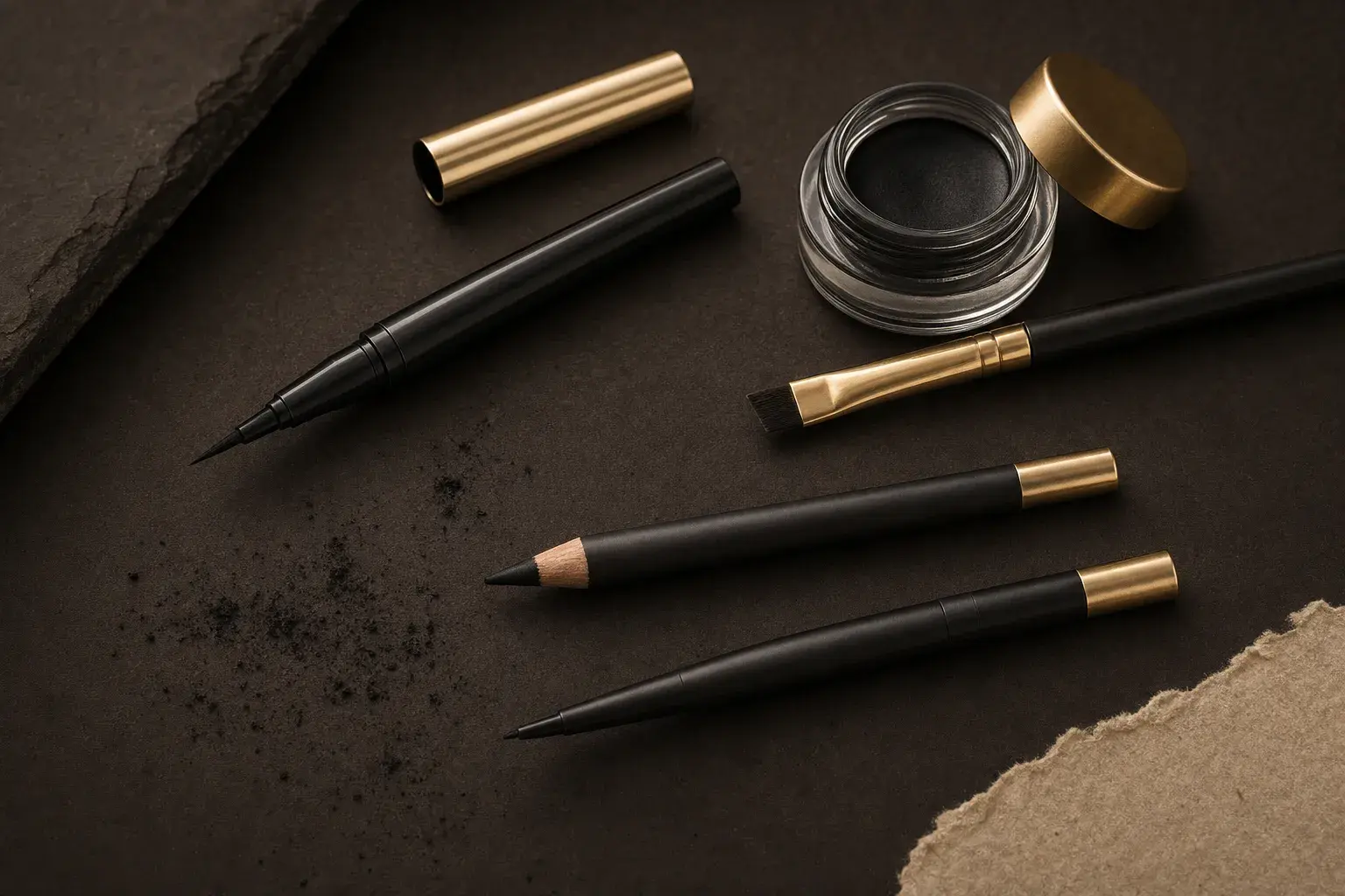 Les différents types d'eye-liner — illustration