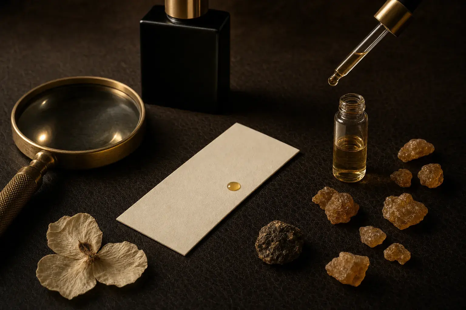 Comment lire une fiche parfum pour repérer l'ambre ? — illustration