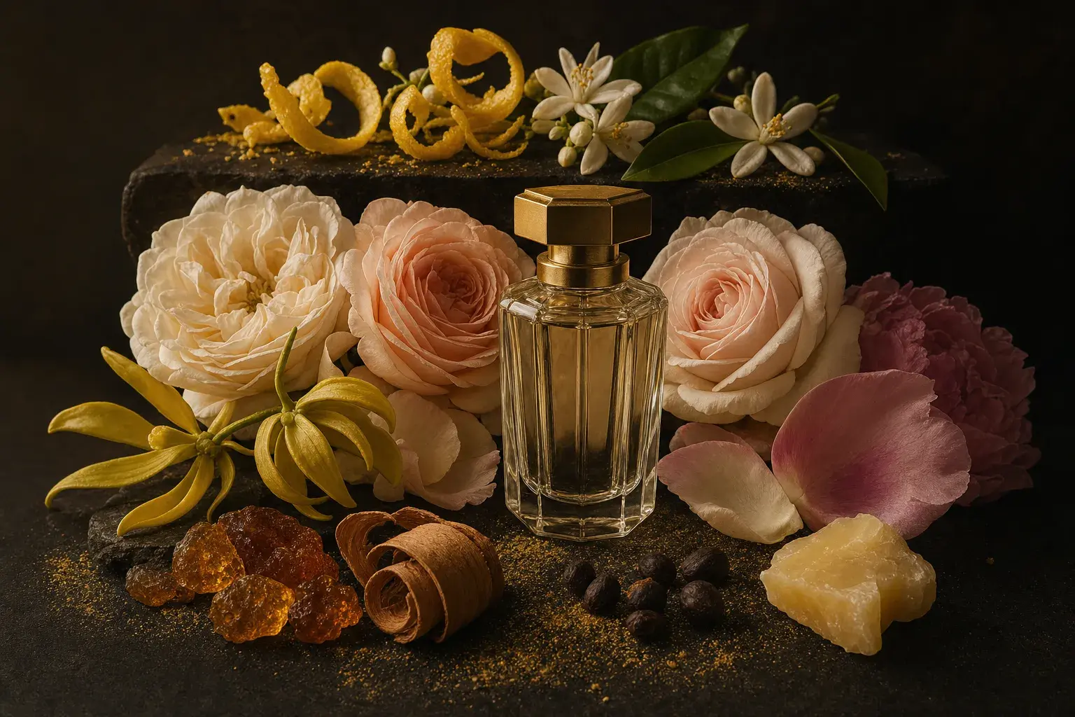 Comment lire un parfum floral : la pyramide olfactive simplifiée — illustration