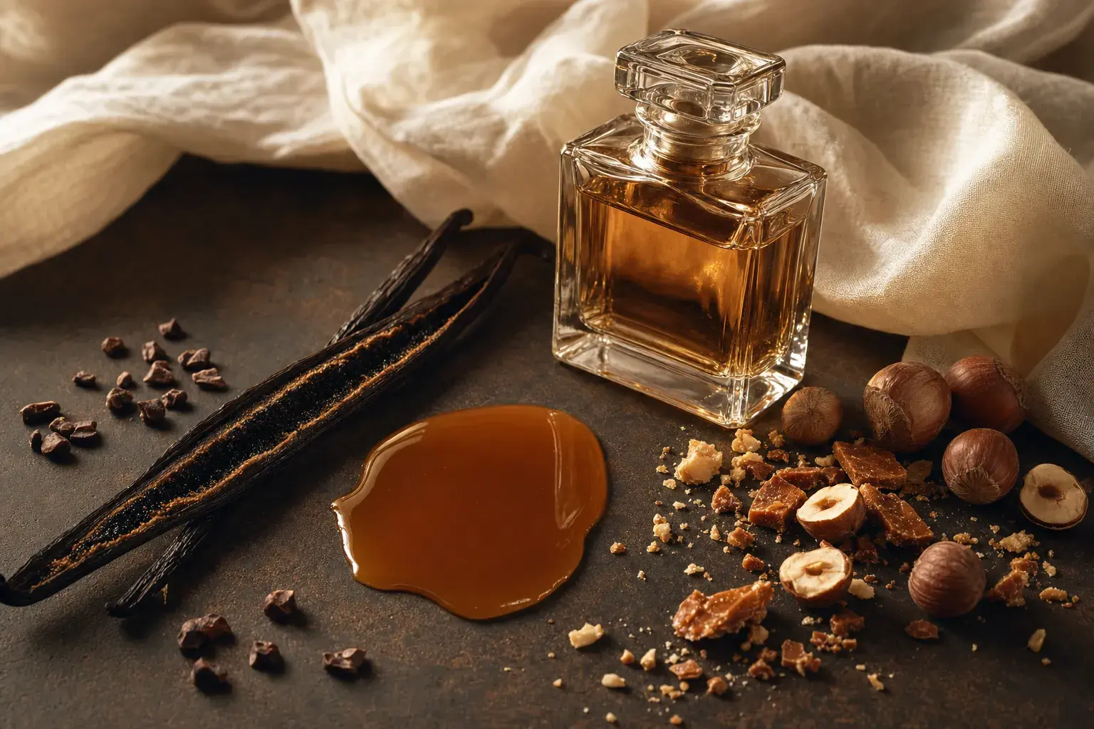 Les grandes notes gourmandes et leurs nuances — illustration