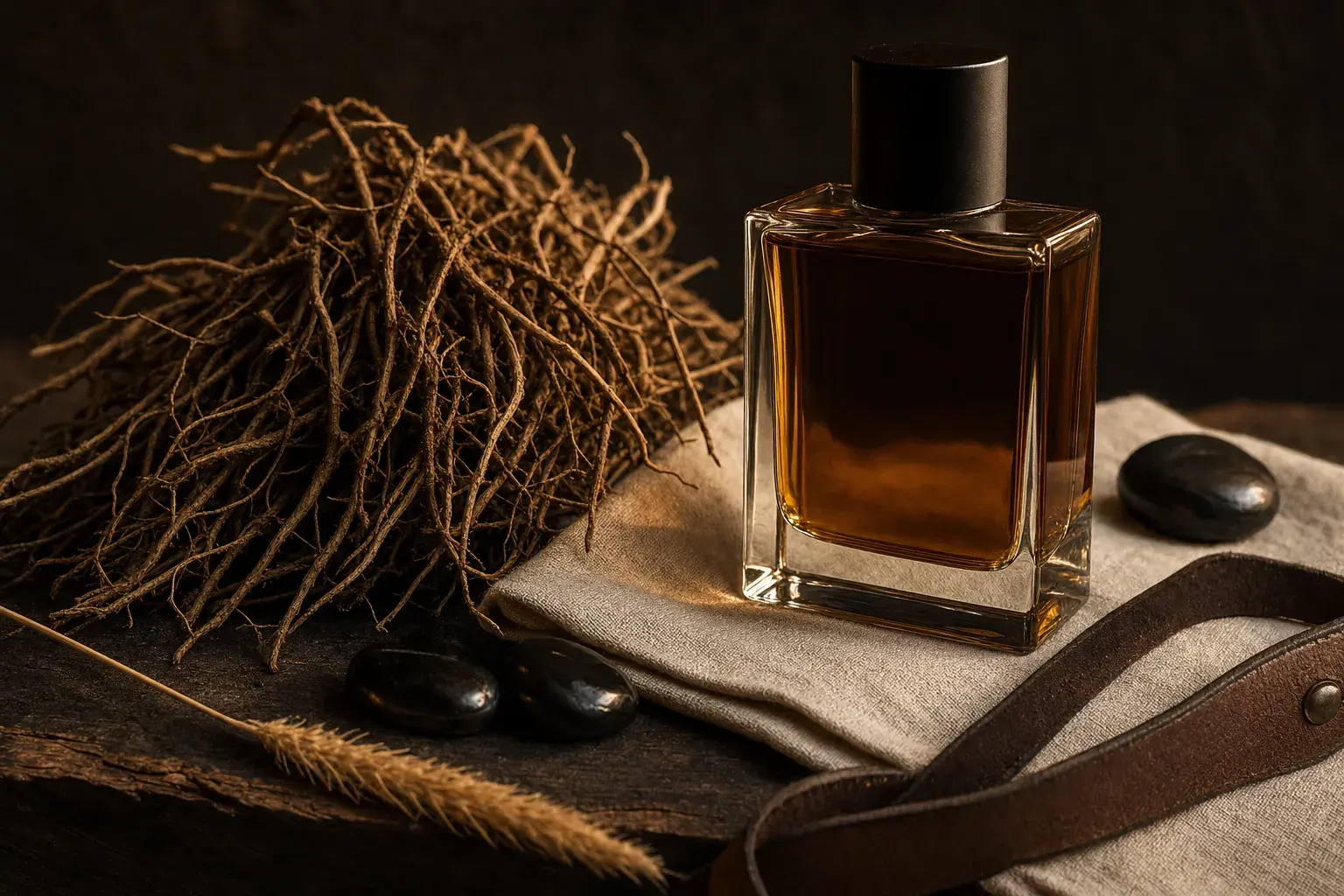 Pourquoi le vétiver est une signature masculine intemporelle — illustration