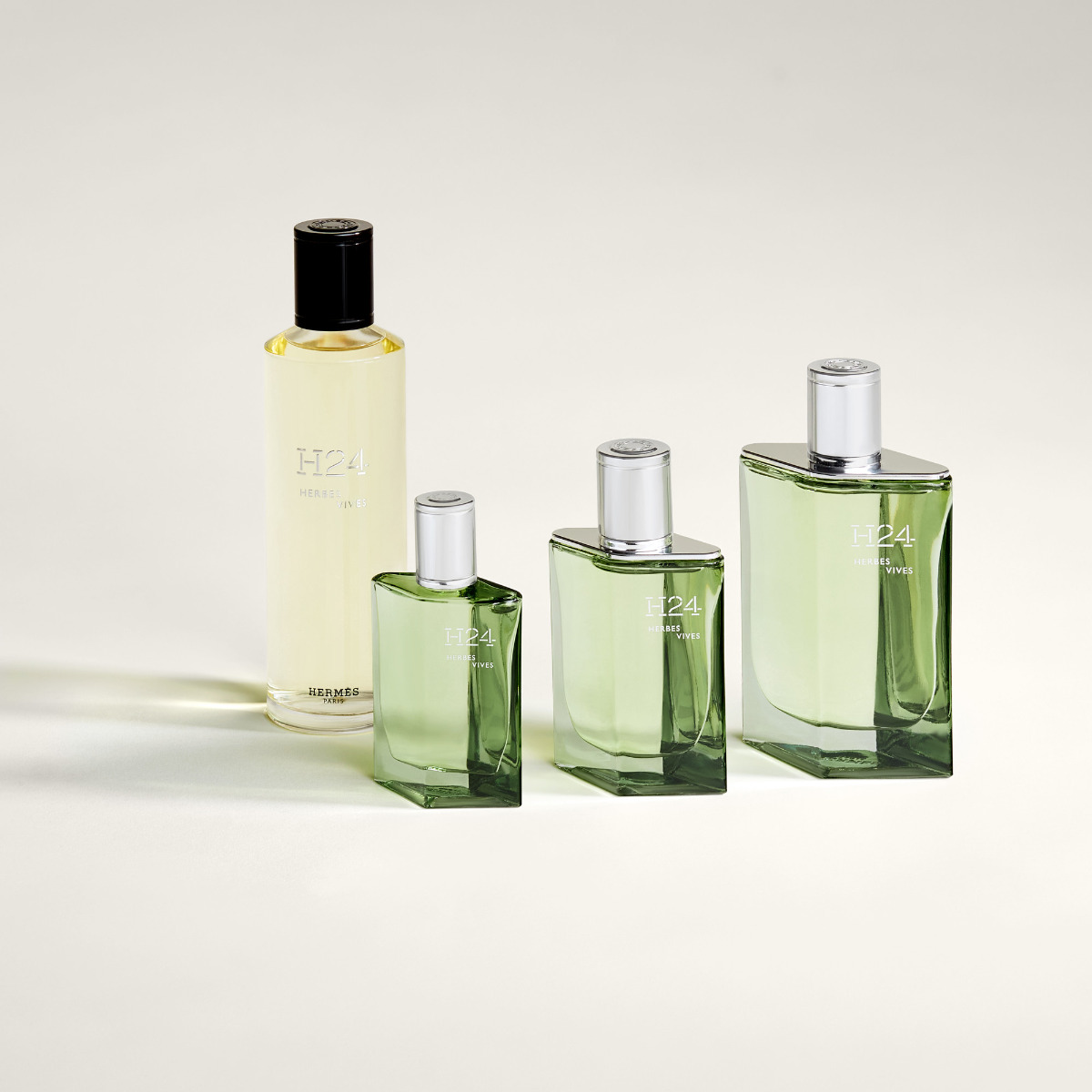 HERMÈS H24 Herbes Vives Eau de Parfum | Vaporizador de Viagem e