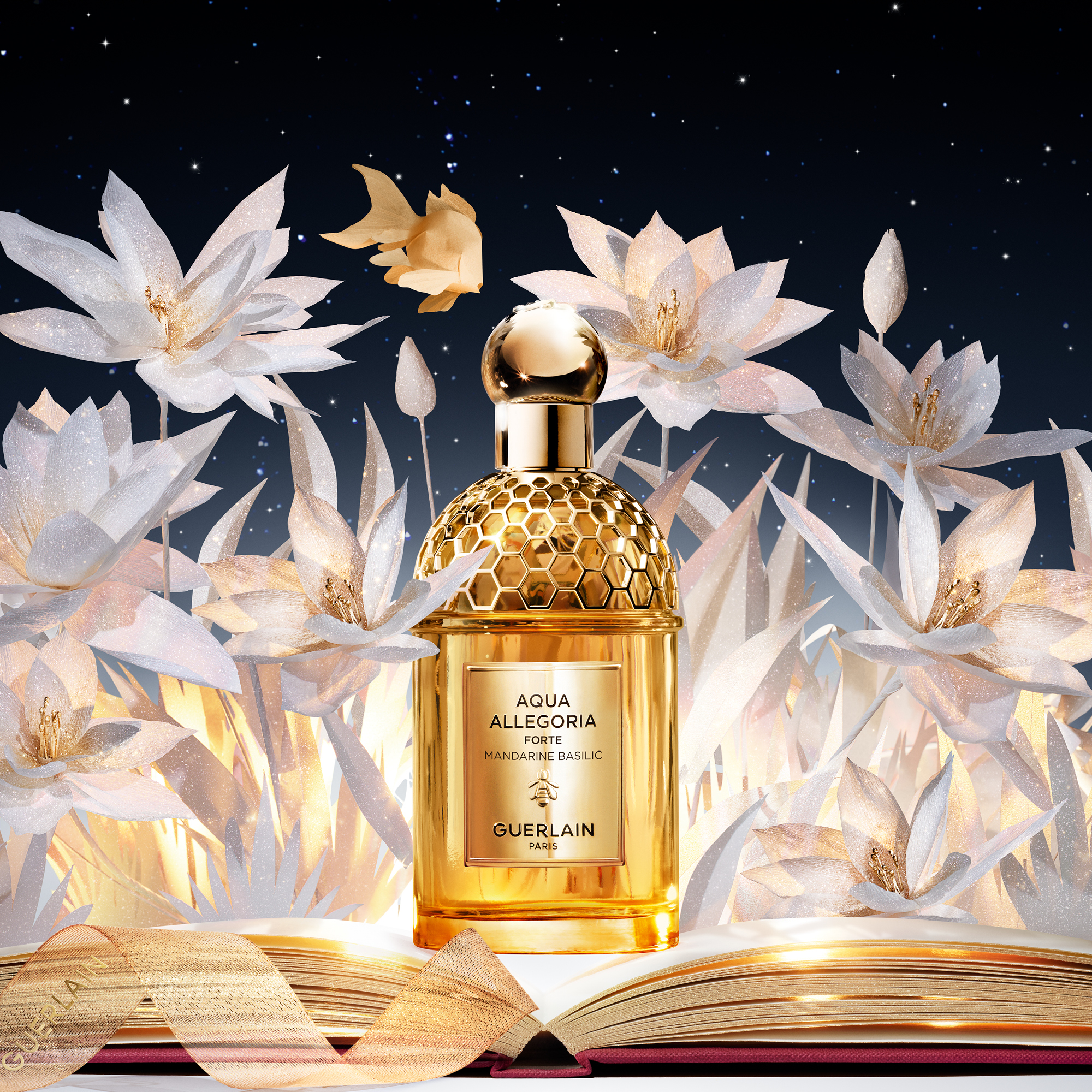 Guerlain Aqua Allegoria Mandarine Basilic EDT 125ml bottle and matching body lotion - thumbnail 2