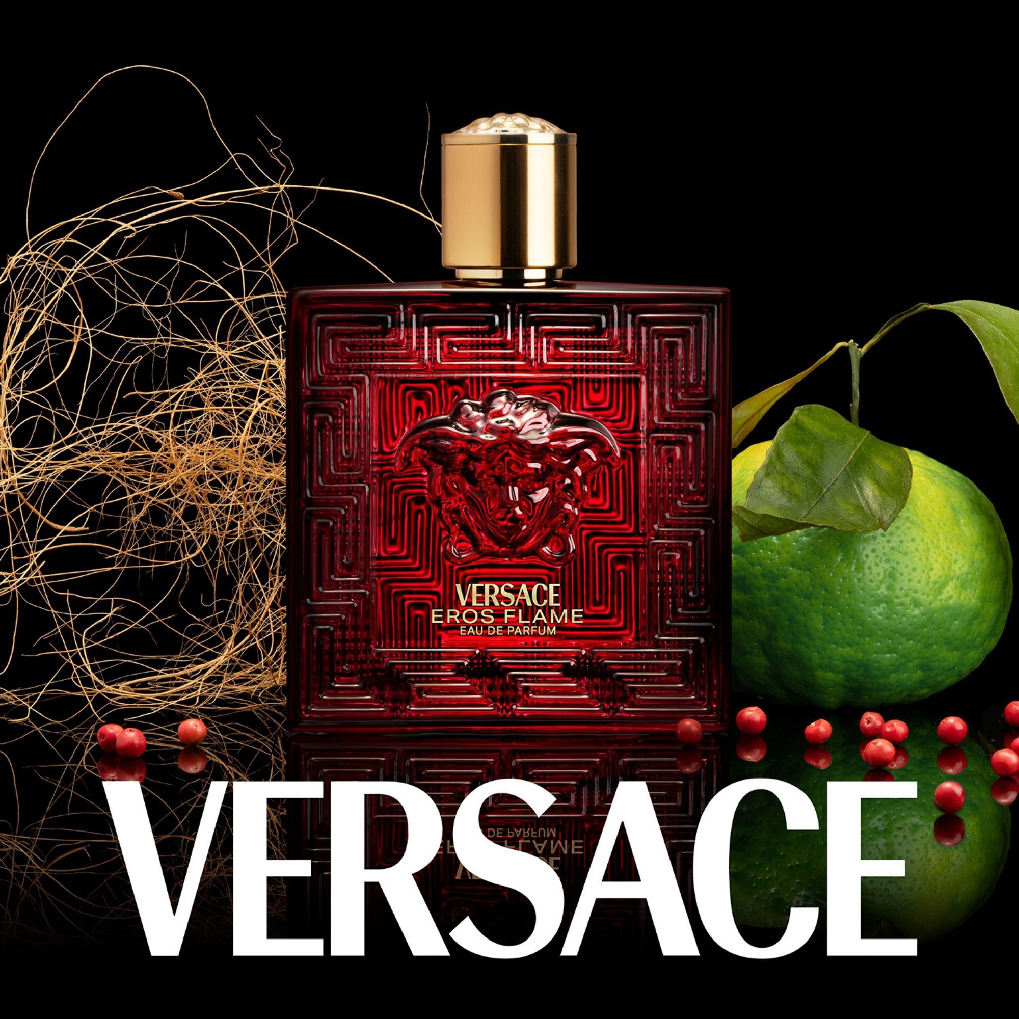 Versace Eros Flame Eau de Parfum – Amadeirado Especiado | Tendance