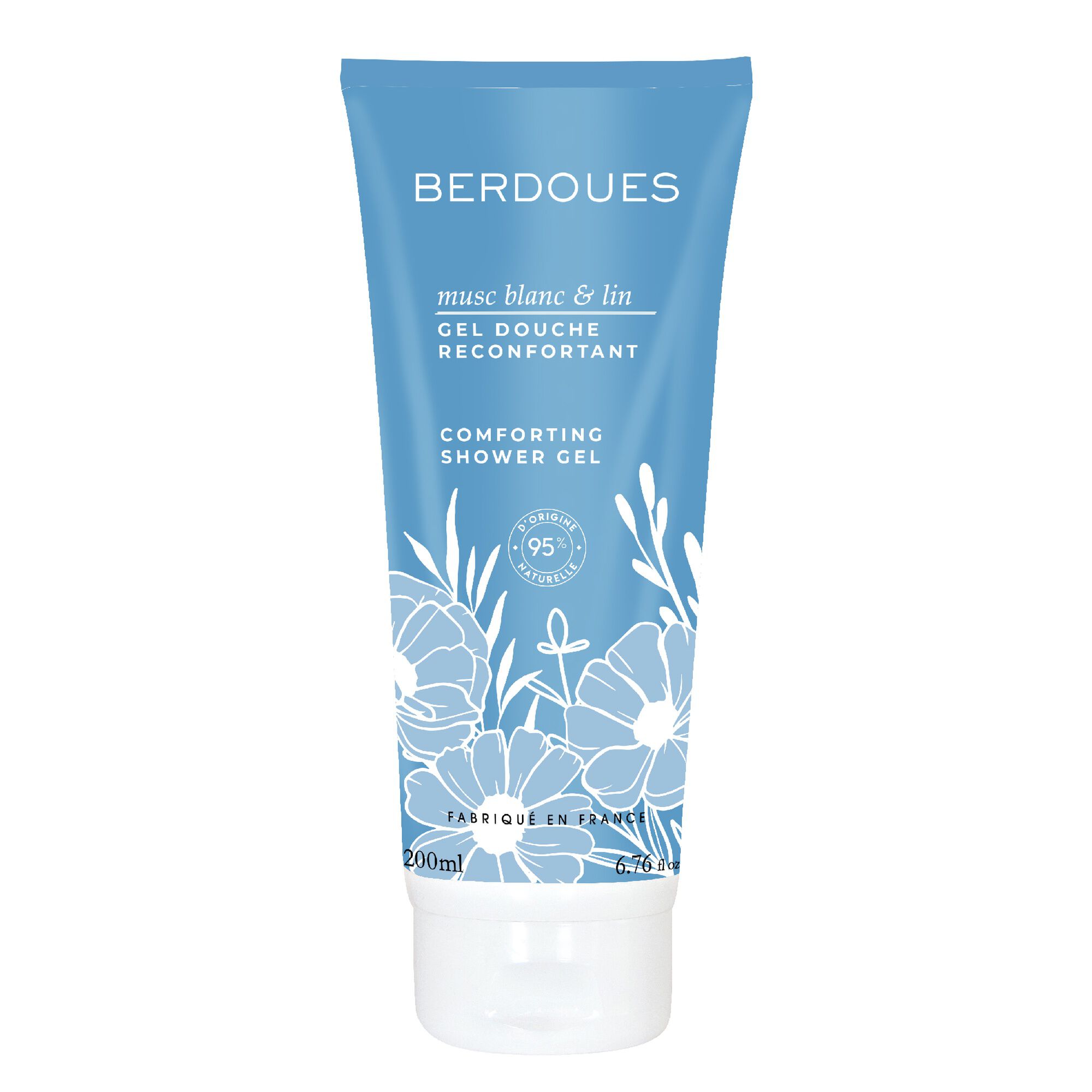 Musc Blanc & Lin Gel Douche Berdoues