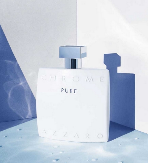 Chrome Pure d’Azzaro, un flacon au design épuré