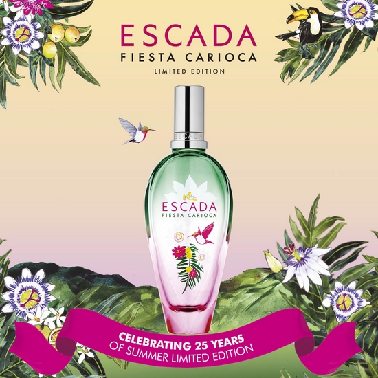 La chaleur florale et fruitée de Fiesta Carioca d’Escada